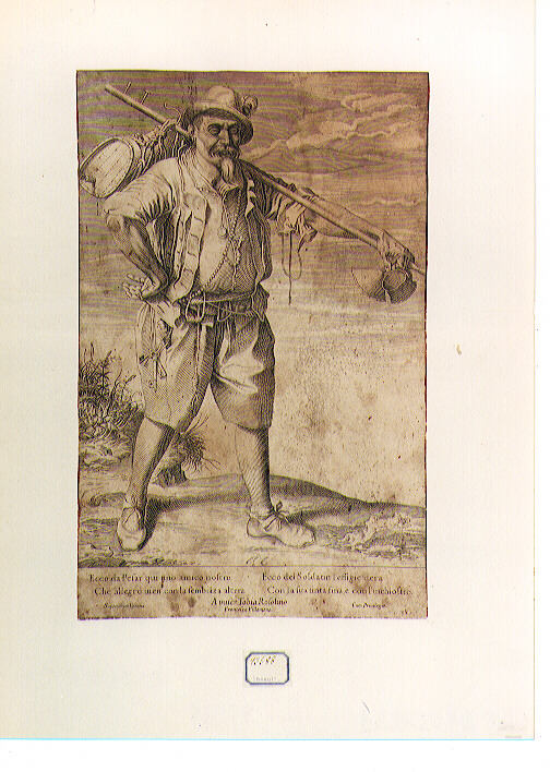 contadino (stampa) di Villamena Francesco (primo quarto sec. XVII)