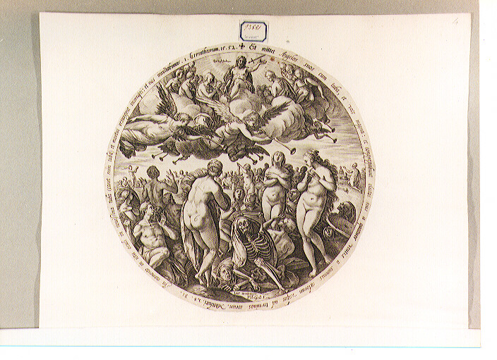 resurrezione dei morti (stampa) di Van der Straet Jan detto Giovanni Stradano, Goltzius Hendrick (sec. XVI)