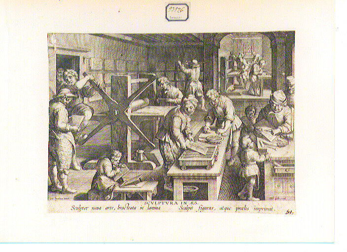 bottega dell'incisore (stampa) di Van der Straet Jan detto Giovanni Stradano (CERCHIA), Galle Philip (ultimo quarto sec. XVI)