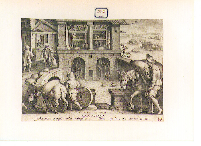 produzione del grano (stampa) di Van der Straet Jan detto Giovanni Stradano (CERCHIA), Galle Philip (ultimo quarto sec. XVI)