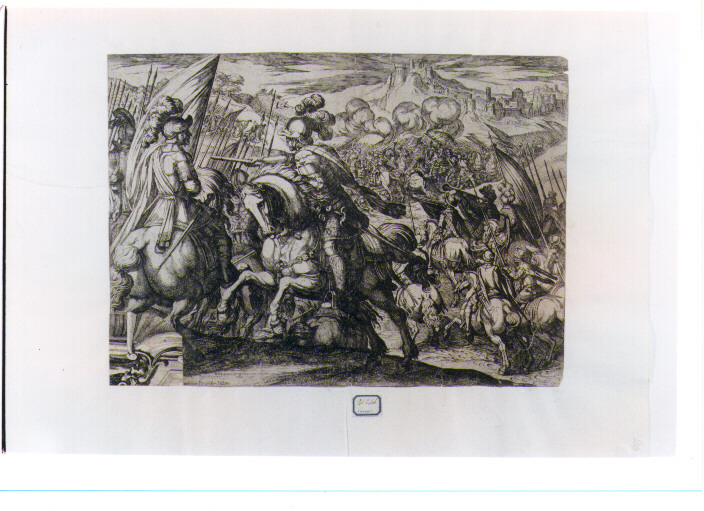 scena di battaglia (stampa) di Tempesta Antonio (fine/inizio secc. XVI/ XVII)