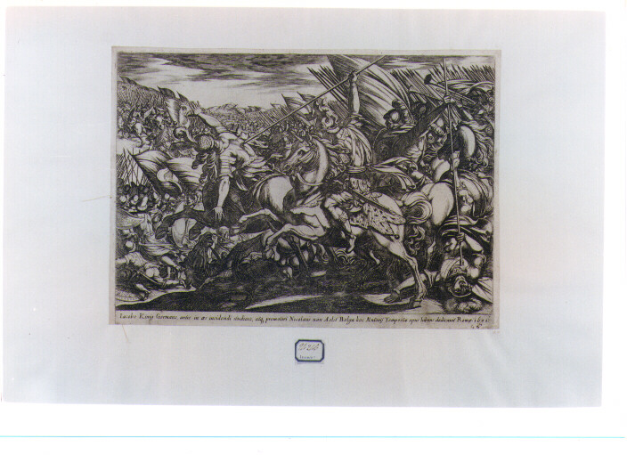 scena di battaglia (stampa) di Tempesta Antonio (sec. XVII)