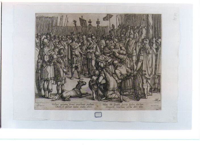 sottomissione dei cartaginesi (stampa) di Tempesta Antonio, De Jode Pieter II (CERCHIA) (sec. XVII)