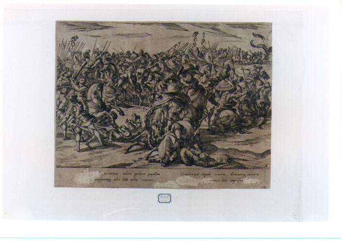 scena di battaglia (stampa) di Tempesta Antonio (sec. XVII)