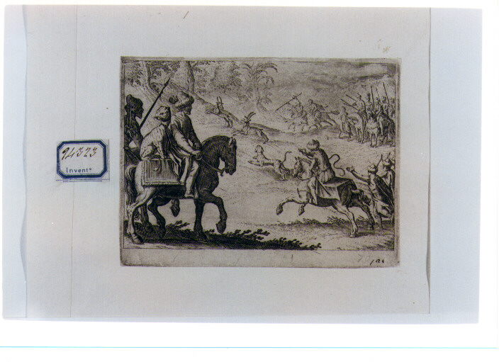 caccia allo stambecco (stampa) di Sadeler Justus (CERCHIA), Tempesta Antonio (sec. XVII)