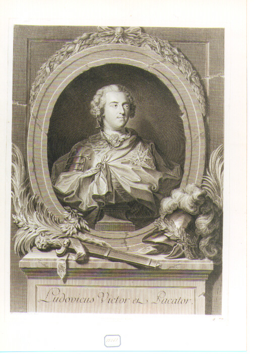 ritratto di Ludovico (stampa) di Heilmann Johann Caspar (seconda metà sec. XVIII)