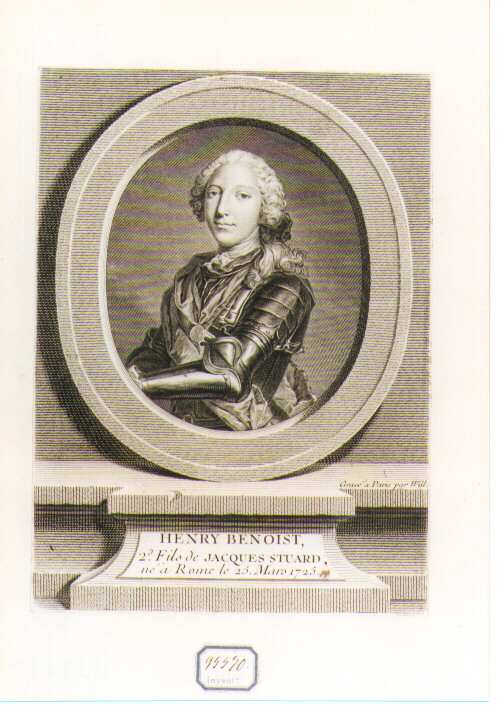 ritratto di Henry Benoist (stampa) di Wille Johann Georg (seconda metà sec. XVIII)
