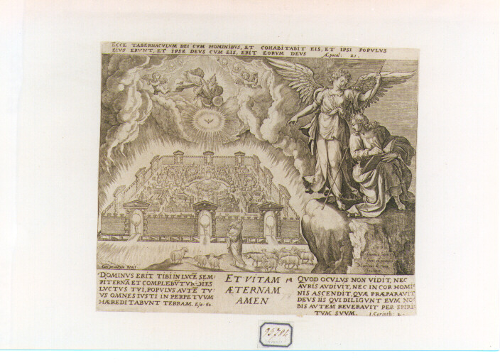 paradiso (stampa) di De Vos Marten (sec. XVI)