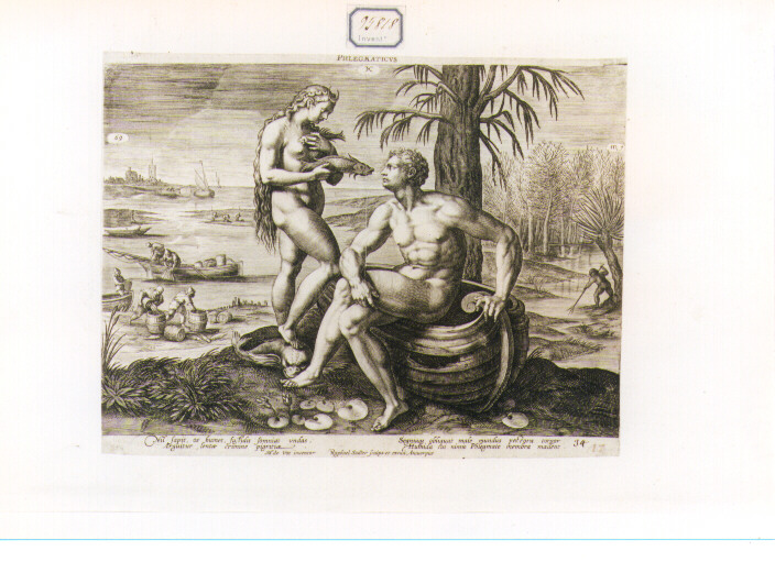 Allegoria del temperamento umano (stampa) di De Vos Marten (secc. XVI/ XVII)