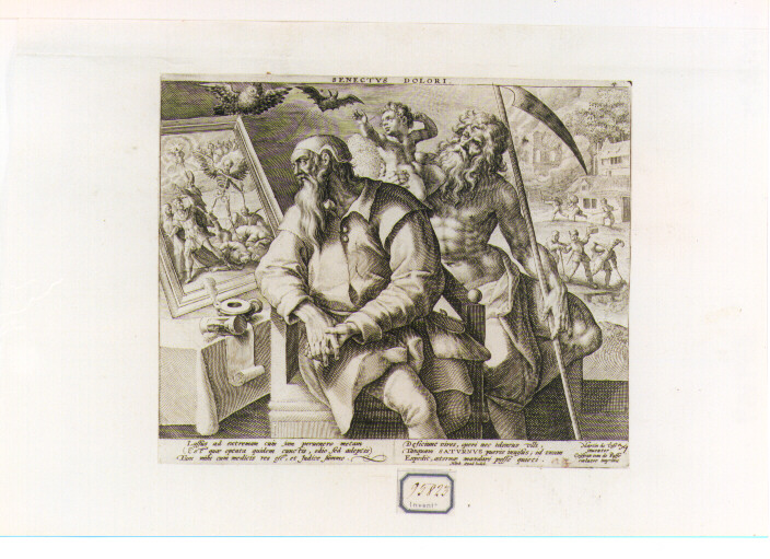 Allegoria dell'età dell'uomo (stampa) di Van de Passe Crispyn I (sec. XVI)