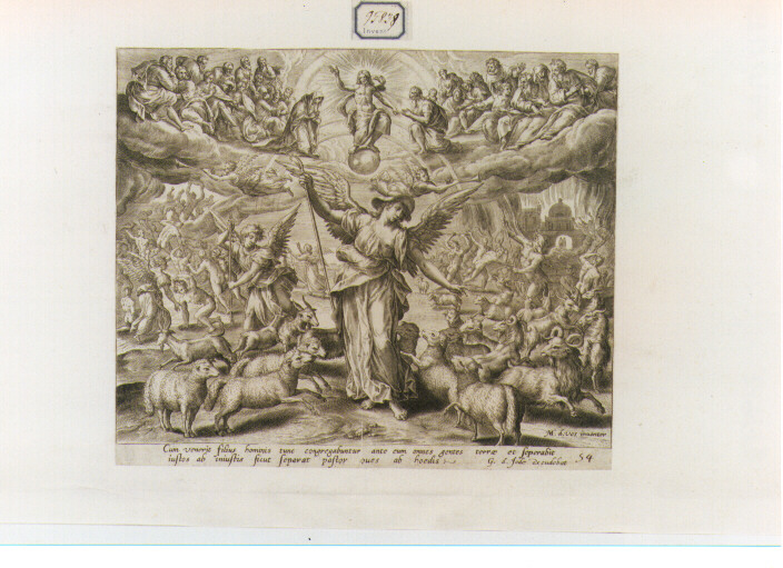 Giudizio Universale (stampa) di De Jode Gerard (sec. XVI)