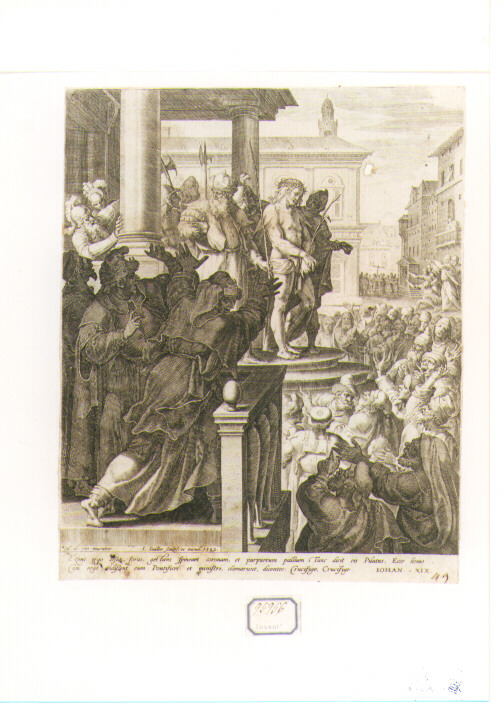 Ecce Homo (stampa) di Sadeler Jan il Vecchio (sec. XVI)