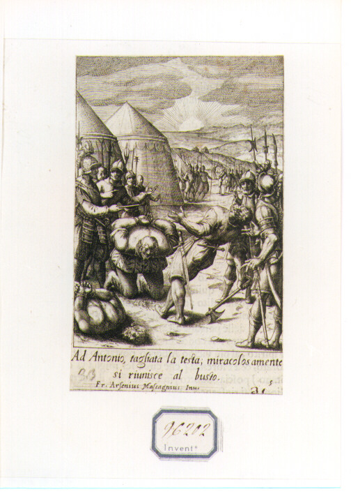 Miracoli della Santissima Annunziata (stampa) - ambito fiorentino (sec. XVII)