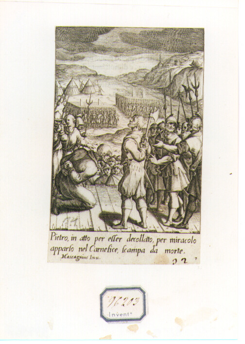 Miracoli della Santissima Annunziata (stampa) - ambito fiorentino (sec. XVII)