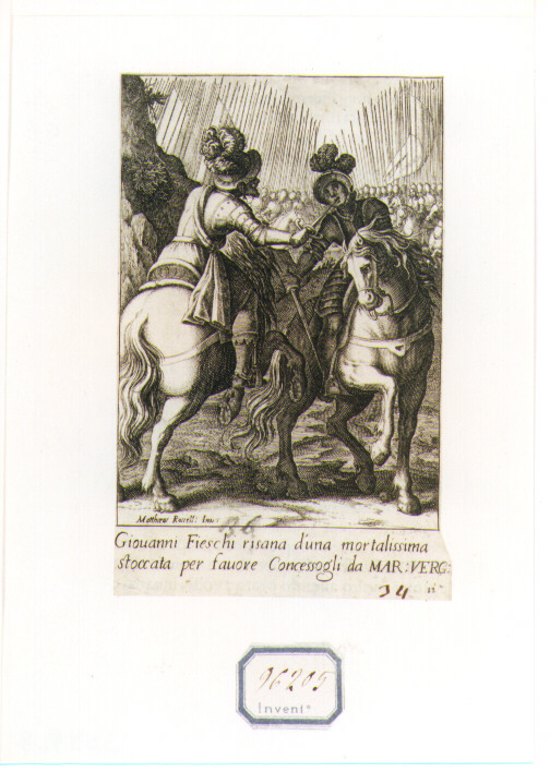 Miracoli della Santissima Annunziata (stampa) - ambito fiorentino (sec. XVII)