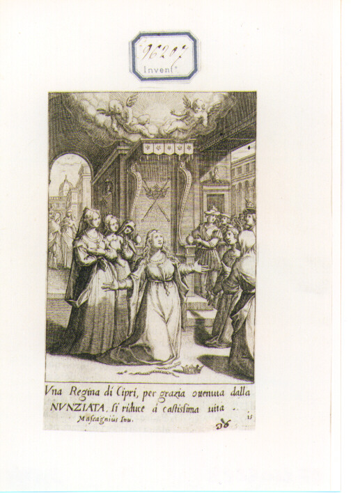 Miracoli della Santissima Annunziata (stampa) - ambito fiorentino (sec. XVII)