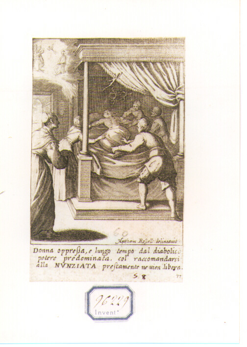 Miracoli della Santissima Annunziata (stampa) - ambito fiorentino (sec. XVII)