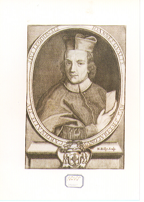 Ritratto del Cardinale Leoni Da Gualtiero (stampa) di Billy Nicolò il Giovane (seconda metà sec. XVIII)