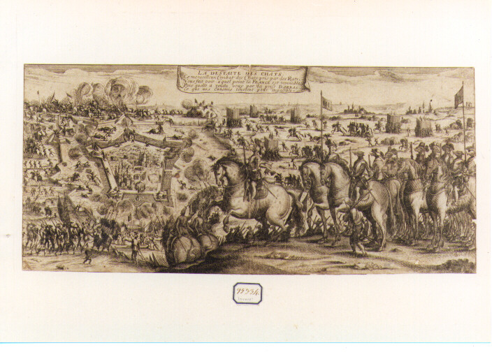 Allegoria della conquista francese della città di Arras (stampa) - ambito francese (sec. XVII)