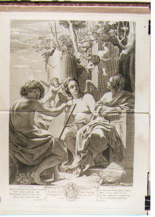 allegoria delle facoltà dell'anima (stampa) di Mellan Claude, Vouet Simon (sec. XVII)