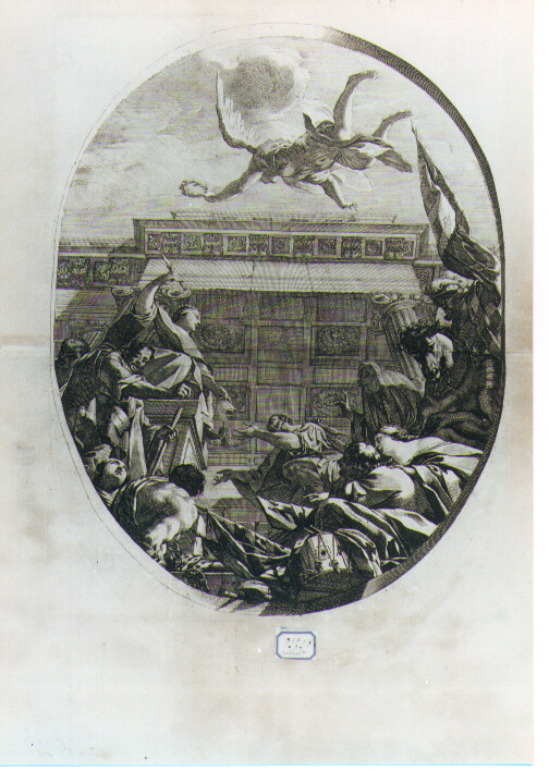 trionfo della giustizia (stampa) di Vouet Simon, Dorigny Michel (sec. XVII)