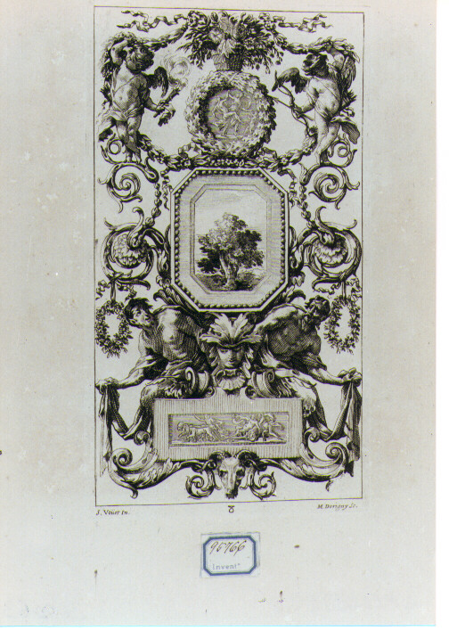 grottesca (stampa) di Dorigny Michel, Vouet Simon (sec. XVII)