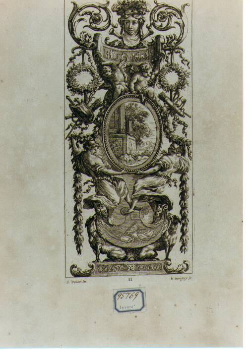 grottesca (stampa) di Dorigny Michel, Vouet Simon (sec. XVII)