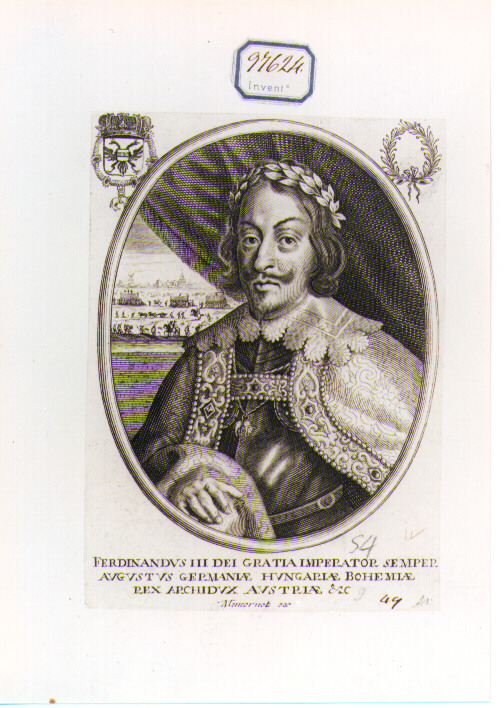 ritratto d'uomo (stampa) di Moncornet Balthasar (CERCHIA) (sec. XVII)