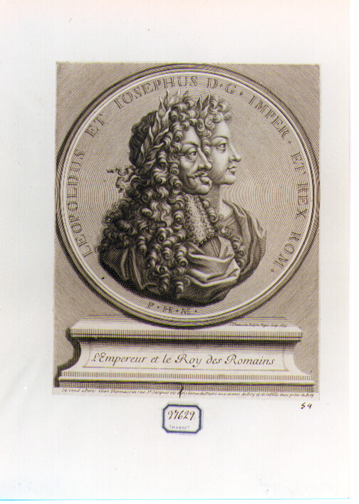 ritratto d'uomo (stampa) di Thomassin Simon (sec. XVII)