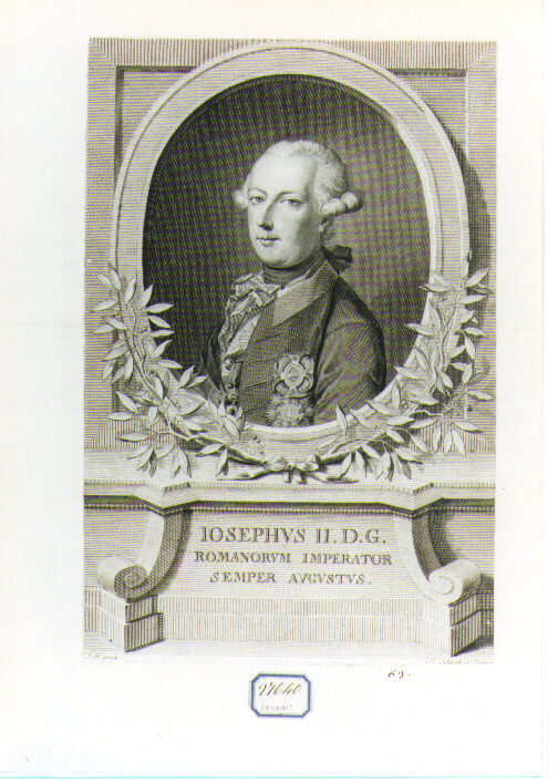 ritratto d'uomo (stampa) di Schwab Johann Caspar (sec. XVIII)