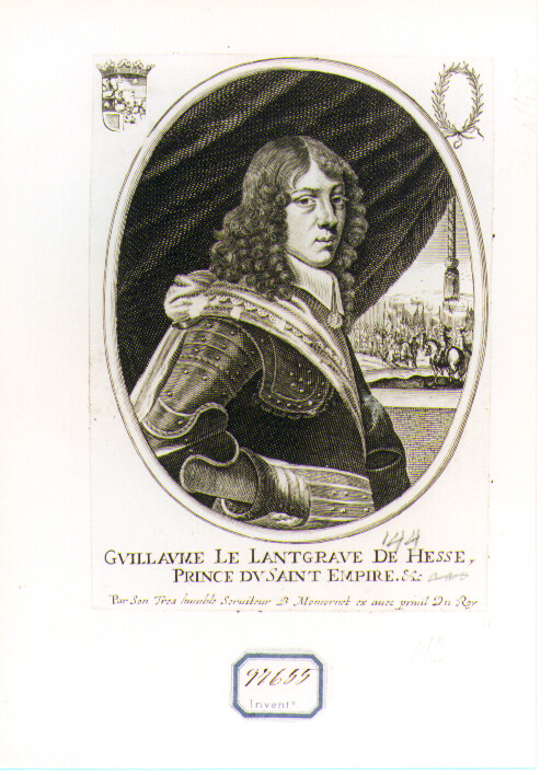 ritratto d'uomo (stampa) di Moncornet Balthasar (CERCHIA) (sec. XVII)