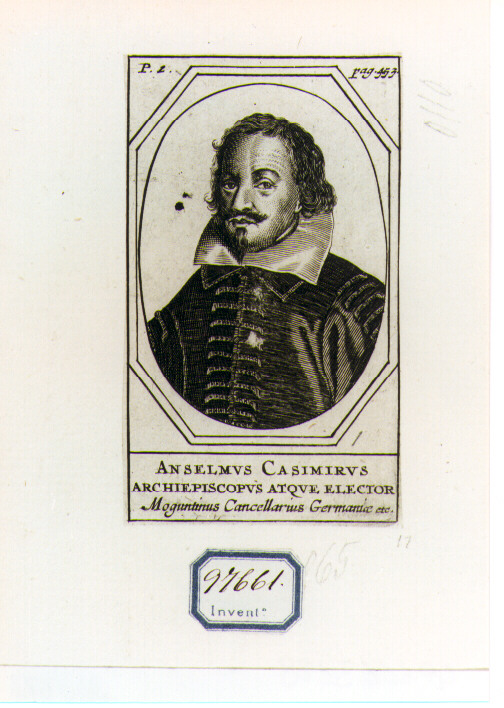 ritratto d'uomo (stampa) - ambito fiammingo (seconda metà sec. XVII)