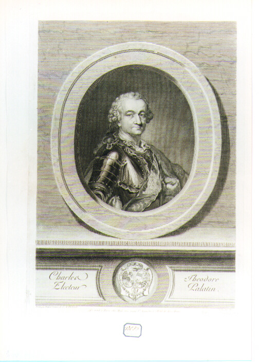 ritratto d'uomo (stampa) di Fratrel Joseph, Hesse Johann Franz Adam (sec. XVIII)