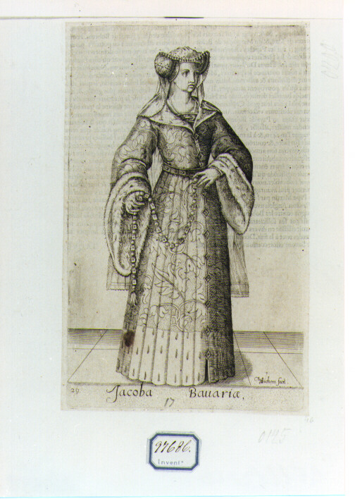 ritratto di donna (stampa) di Van Sichem Christoffel II (sec. XVII)