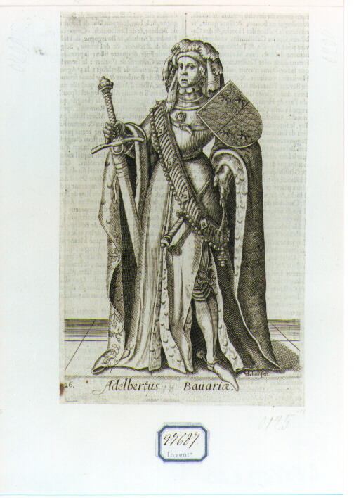 ritratto d'uomo (stampa) di Van Sichem Christoffel II (sec. XVII)