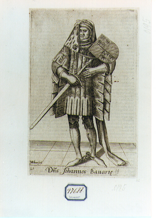 ritratto d'uomo (stampa) di Van Sichem Christoffel II (sec. XVII)