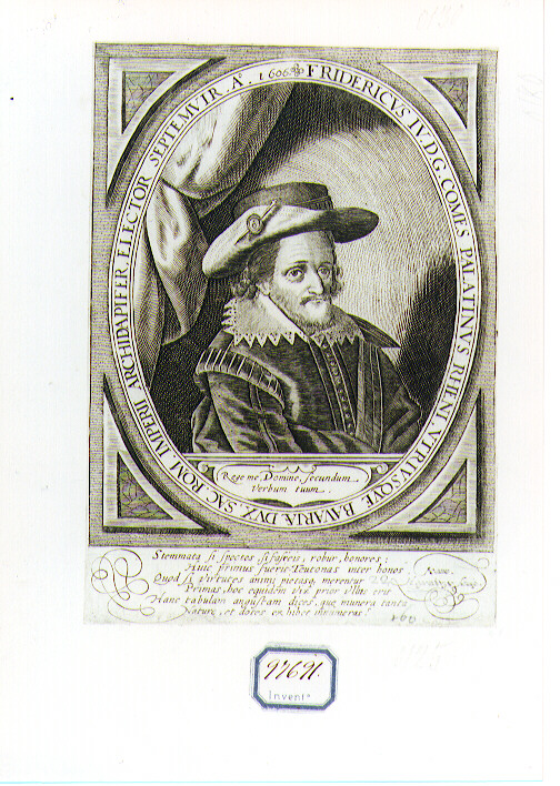ritratto d'uomo (stampa) di Moncornet Balthasar, Van Dyck Anton (CERCHIA) (sec. XVII)