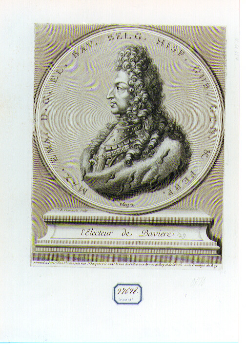 ritratto d'uomo (stampa) di Thomassin Simon Henri (sec. XVII)