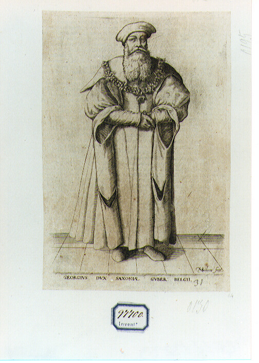 ritratto d'uomo (stampa) di Van Sichem Christoffel II (sec. XVII)