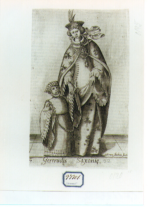 ritratto d'uomo (stampa) di Van Sichem Christoffel II (sec. XVII)