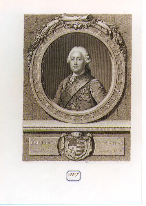 ritratto d'uomo (stampa) di Graff Anton, Bause Johann Friedrich (sec. XVIII)