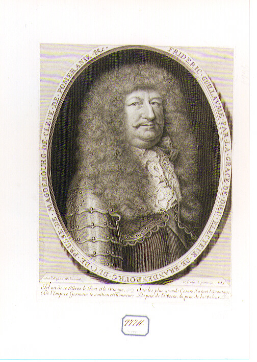 ritratto d'uomo (stampa) di Masson Antoine (sec. XVII)