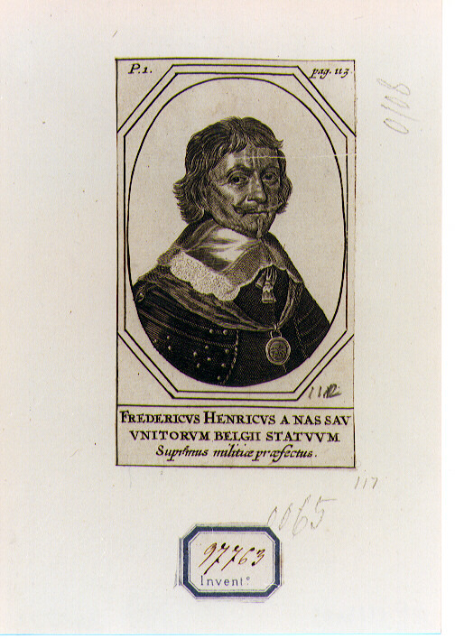 ritratto d'uomo (stampa) - ambito fiammingo (seconda metà sec. XVII)