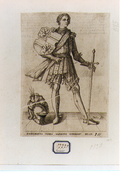 ritratto d'uomo (stampa) di Van Sichem Christoffel II (sec. XVII)