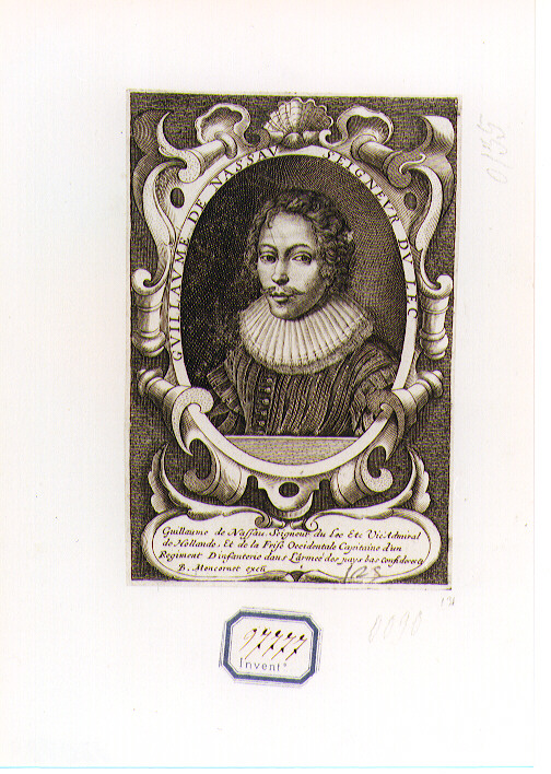 ritratto d'uomo (stampa) di Moncornet Balthasar (CERCHIA) (sec. XVII)