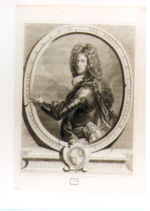 ritratto d'uomo (stampa) di Vermeulen Marinus Cornelis Thomas, Vivien Joseph (secc. XVII/ XVIII)