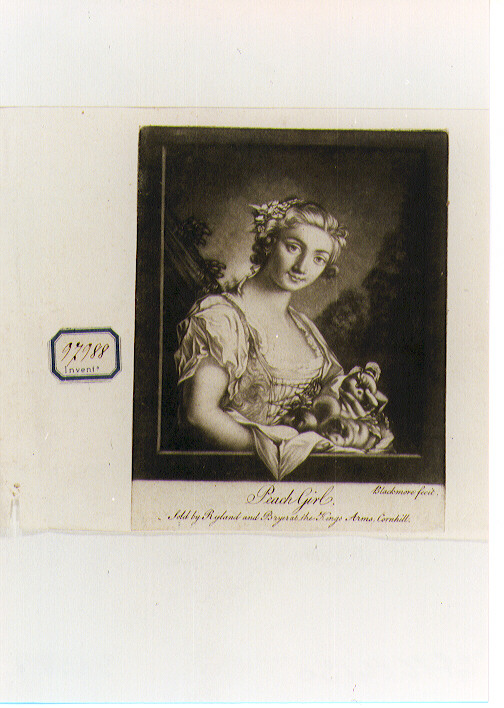 ritratto di donna (stampa) di Blackmore Thomas (sec. XVIII)