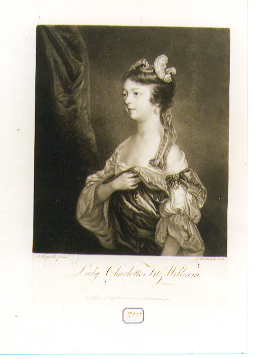 ritratto di donna (stampa) di Reynolds Joshua (sec. XVIII)