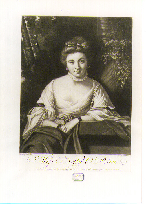 ritratto di donna (stampa) di Reynolds Joshua, Spooner Charles (seconda metà sec. XVIII)