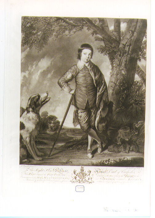 ritratto d'uomo (stampa) di Reynolds Joshua, Spilsbury John (sec. XVIII)